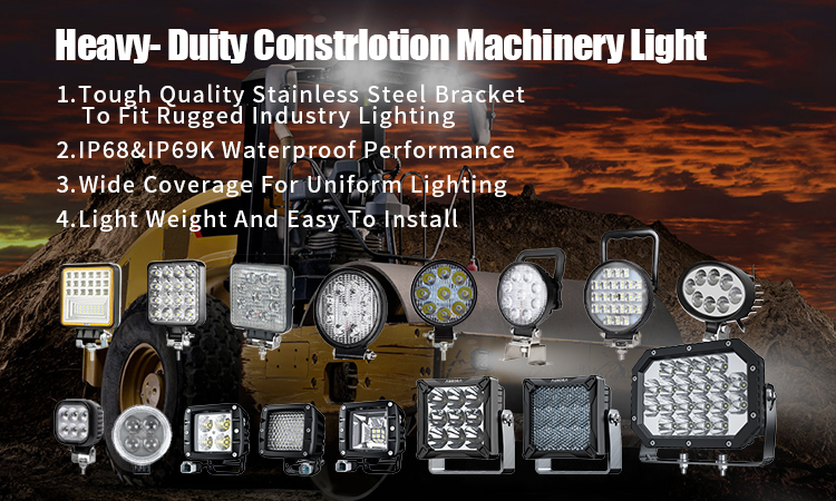 Aurora Heavy Duty 4.5 Inch High Seismic Resistance Mining LED Work Light for Agr